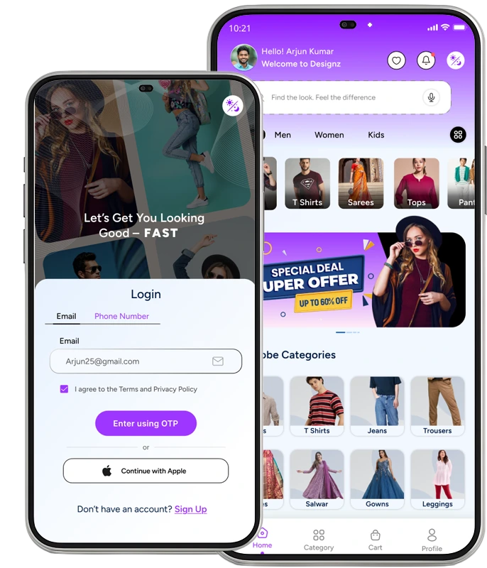 psd phone screen Next-Gen Features of Ride-Hailing App